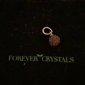 Purple Swarovski Forever Crystals Necklace Pendant